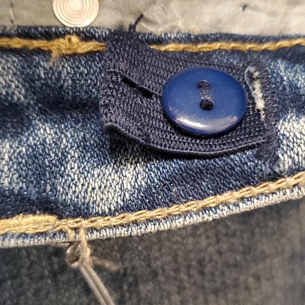 Imperial Star Adjustable Waistband Cropped Jeans Girl's 8 Reg - Picture 6 of 6